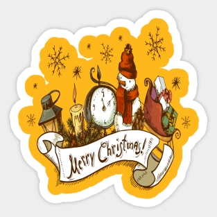 Merry Christmas Sticker